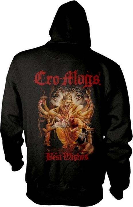 Immagine prodotto Mags Best Wishes Felpa con Cappuccio e Zip Intera Adulto Unisex (XL)