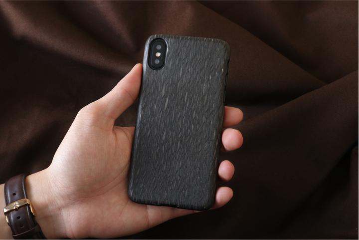 Immagine prodotto Man&Wood Custodia per iPhone X/XS carbalho nero (Apple iPhone XS, Apple iPhone X)