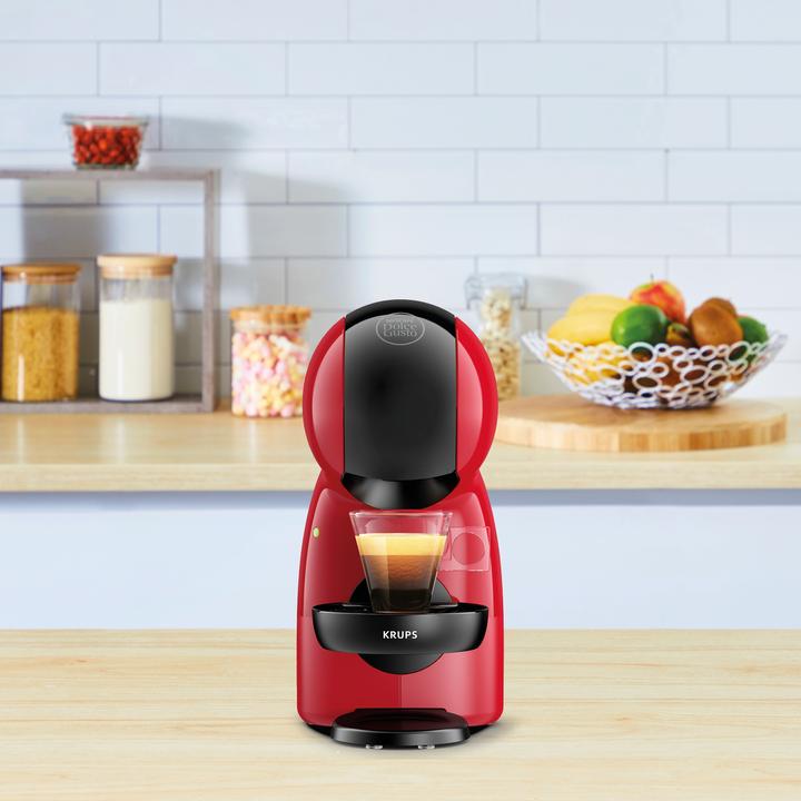 Actual product image Krups Nescaf Dolce Gusto Piccolo XS rood koffiezetapparaat Ultra Compact koffiepad koffiemachine multidran (NESCAFÉ Dolce Gusto)