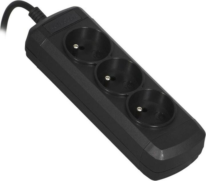 Produktbild Activejet COMBO-IEC-3G/1.5M ext Verlängerungskabel 1 5 m 3 AC-Ausgänge Indoor Schwarz (3 x, CEE 7/5, 1.50 m)