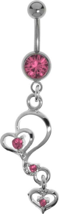 Bijouteria Bauchpiercing (Messing, Kristall, Titan)