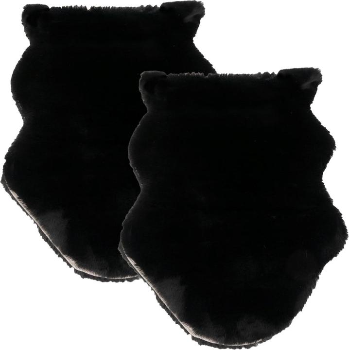 Actual product image Viva Faux fur, large cuddly fur made of imitation suede, set of 2