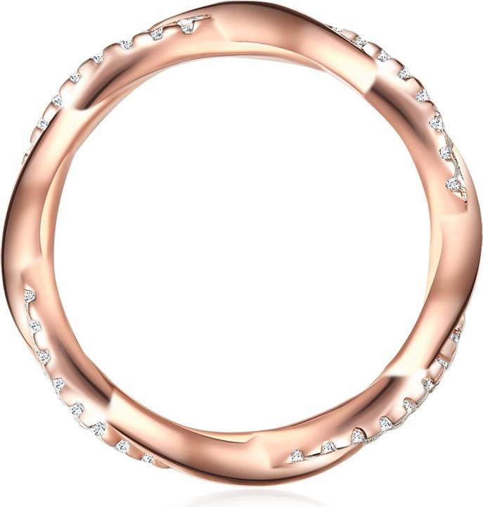 Produktbild Trilani Damen Sterling Silber Zirkonia roségold - 11190 (61, 925 Silber)