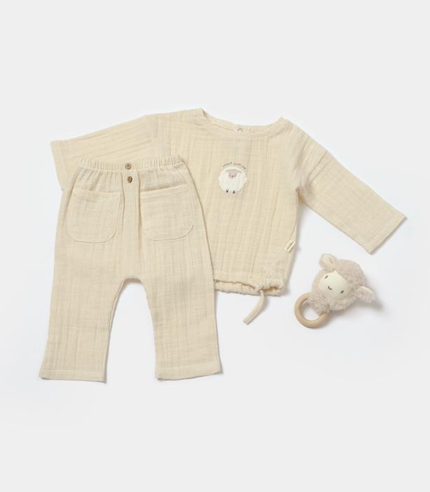 Actual product image BabyCosy Long Sleeve T-shirt & Pants Set (74)