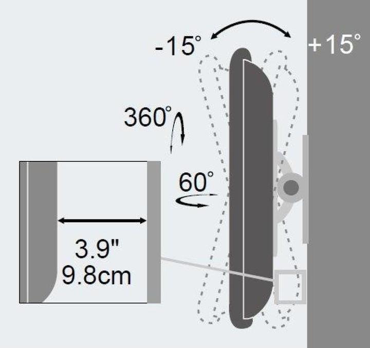 Produktbild Techly ICA-LCD-201BK (Wand, 30", 23 kg)