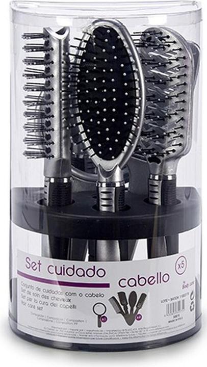 Produktbild Berilo Satz Kämme/Bürsten Lila Kunststoff (8 Stück)