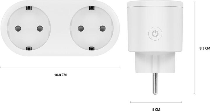 Actual product image Hombli Smart Socket Duo EU