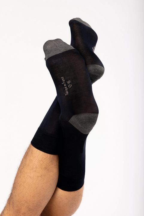 Produktbild Kariban Halbhohe Socken aus mercerisierter Baumwolle origine France garantie (39, 42)