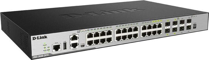 Actual product image D-Link 28-PORT LAYER 3 GB STACK SWITC (20 Ports)