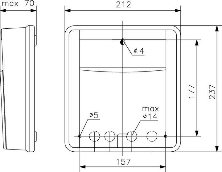 Produktbild ALRE Saunasteuerung Saunatherm VU Trocken D4700653
