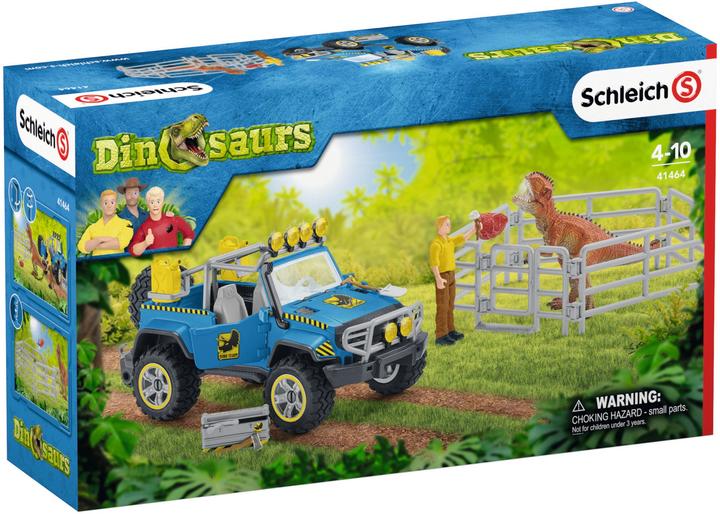 Actual product image Schleich Off-road vehicle with Dino outpost