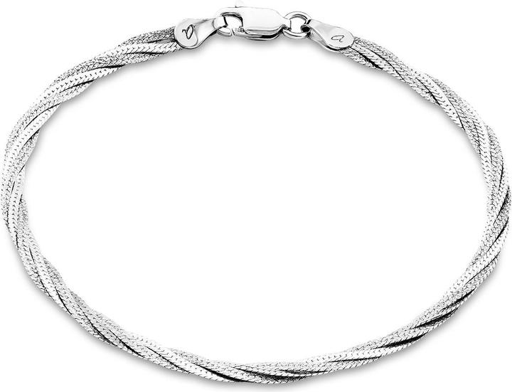 Amor Basic Armkette für jeden Tag und Anlass (19 cm, Silber)
