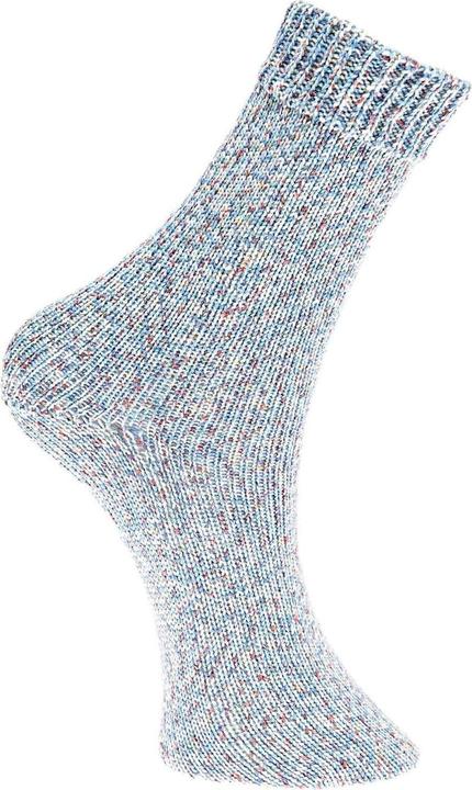 Produktbild Rico Design Wolle Bamboo für Socken 4-fädig, 100 g, Konfetti Blau (420 m)