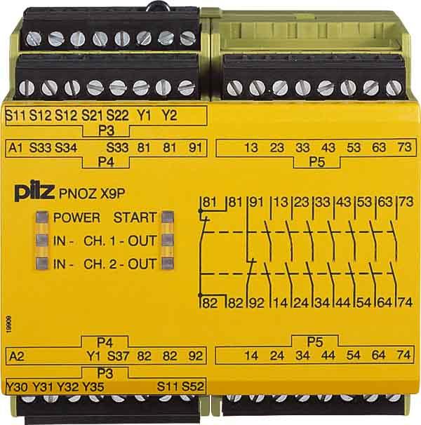 Produktbild Pilz 774606 PNOZ X9 200-230VAC 24VDC 7n/o 2n/c 2so