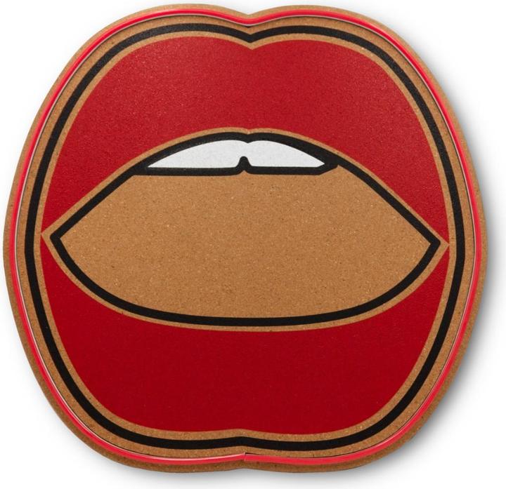 Actual product image Locomocean LED Cork Pinboard - Mouth (Bulletin board, 45 x 10 x 44 cm)