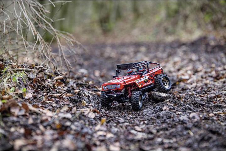 Image du produit Carson Modèle réduit de voiture RC 1:12 Mountain Warr.Sport 2.0 RTR rouge (RTR Prêt à fonctionner)