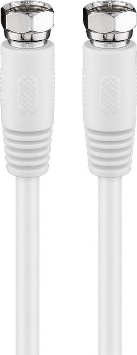 Immagine prodotto Goobay Cavo antenna SAT 80 dB, 2x schermato (80 dB, Cavi antenna)