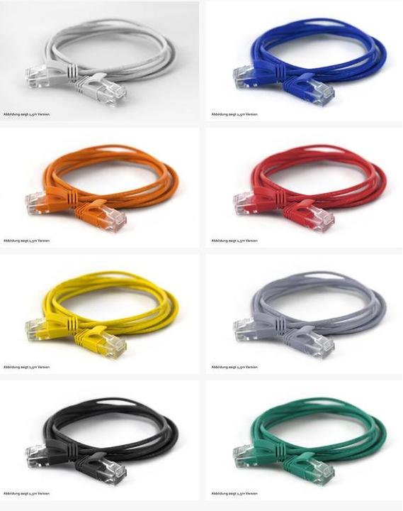 Produktbild Wantec Extra dünnesCat.7 Rohkabel SSTP Patchkabel (S/FTP, CAT7, 5 m)