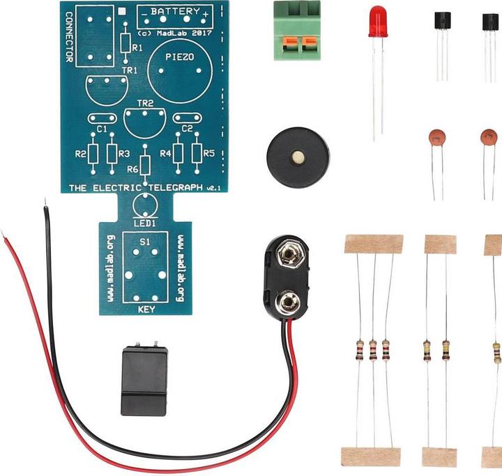 Actual product image Whadda Madlab Electric Telegraph Kit