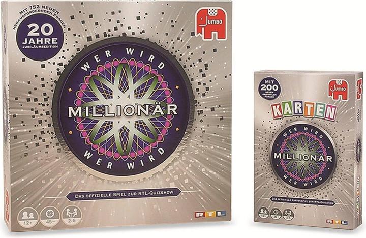 Immagine prodotto Jumbo Chi vuole essere un milionario gioco di carte (Tedesco)