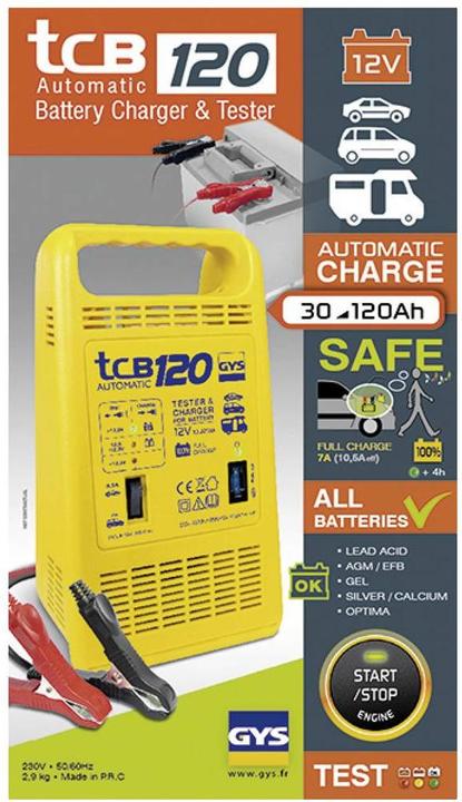 Actual product image GYS Battery charger TCB 120 automatic (12V, 10.50 A)