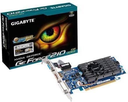 Produktbild Gigabyte GeForce GT 210 (1 GB)