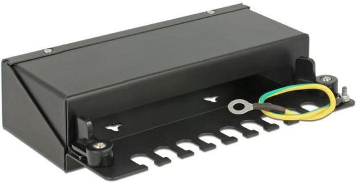 Image du produit Delock Panneau de brassage de bureau 8 ports, kit de rail DIN