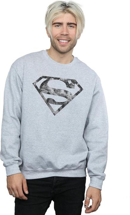 Immagine prodotto Superman Felpa uomo con logo effetto marmo (XXL)