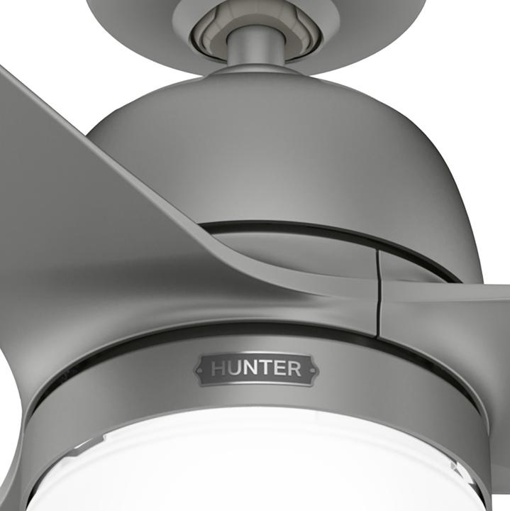 Produktbild Hunter Fans Outdoor Deckenventilator Seawave Silber mit Licht (45.70 dB)