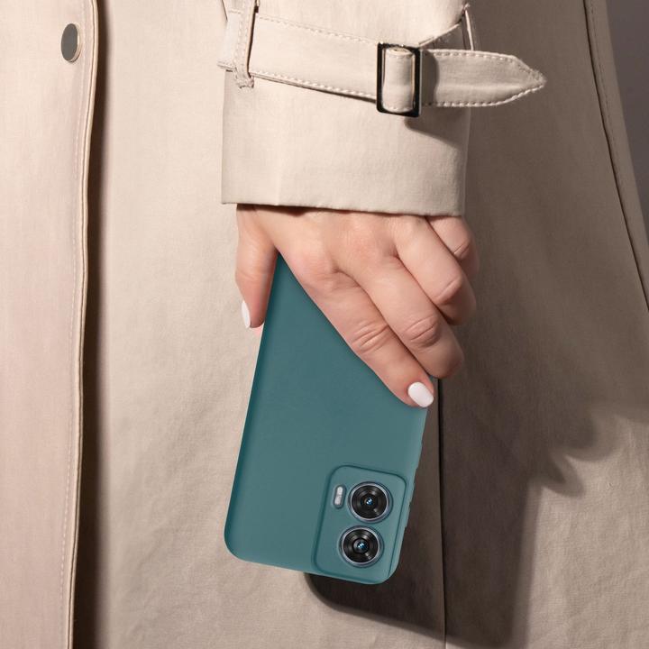 Actual product image Cadorabo Case for Motorola Moto Edge 50 Fusion TPU Liquid Silicone Cover (Motorola Edge 50)
