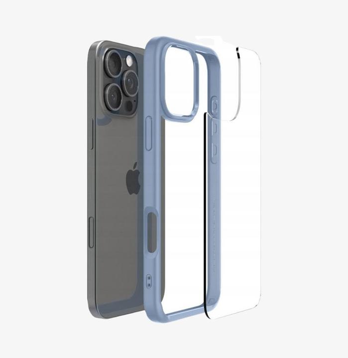 Actual product image Spigen Crystal Hybrid Case iPhone 16 Pro Max Sierra Blue (Apple iPhone 16 Pro Max)