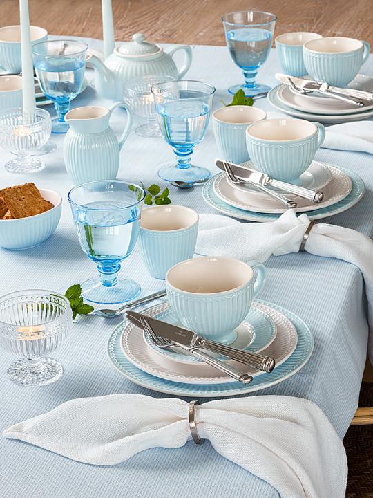 Actual product image Greengate Alice bowl with lid pale blue Set3 (1 x)