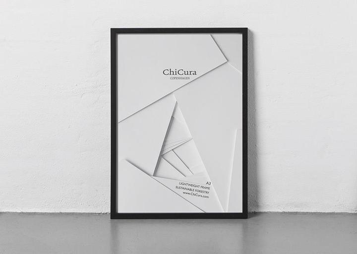 Actual product image ChiCura Wooden Frame - Acrylic (A3)