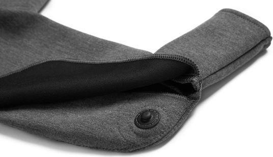 Actual product image BabyBjörn Bib for Harmony, jersey, dark grey