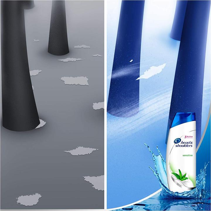 Actual product image Head & Shoulders Sensitive (300 ml, Liquid shampoo)