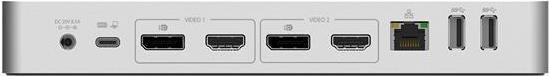 Produktbild StarTech .com Universal Laptop Docking Station USB-C & USB 3.0 2x4K 100W PD (Docking Port, 4 Ports)