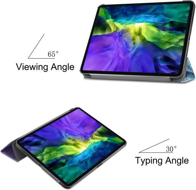 Produktbild MU Style Dreifach faltbare Hülle mit Muster (IPad Pro 11 (2020))
