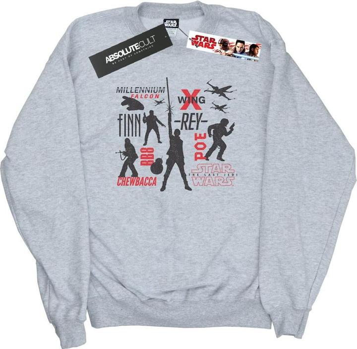 Produktbild Star Wars The Last Jedi Rebellion Silhouettes Sweatshirt (L)
