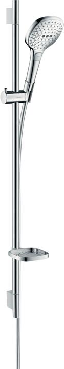 Actual product image hansgrohe Raindance Select E shower set 120 3 spray types with shower rod 90 cm and soap dish