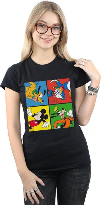 Actual product image Disney Womens/Ladies Mickey Mouse Friends Cotton T-Shirt (L)