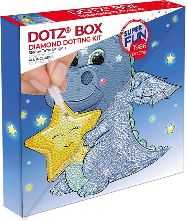Actual product image Diamond Dotz Diamond Painting Good Night Dragon
