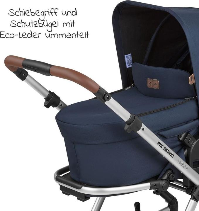 Produktbild ABC Design Kombikinderwagen Kombi-Kinderwagen Timbo 4 - inkl. Babywanne & Sportsitz