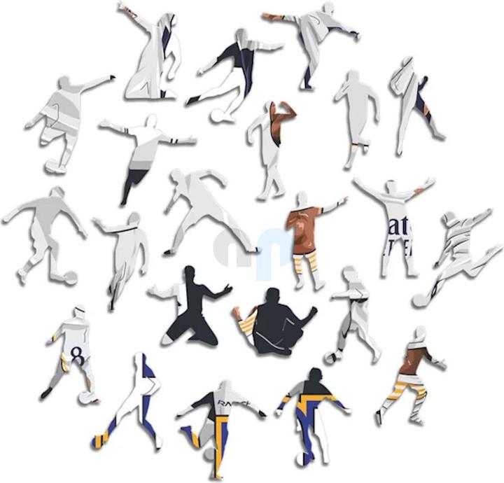 Image du produit Iconic Real Madrid CF - 5 joueurs - puzzle en bois taille S (150 pièces) (150 pièces)