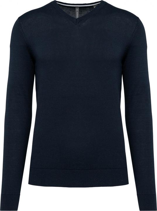 Kariban Ökologisch verantwortungsvoller Pullover mit V-Ausschnitt
