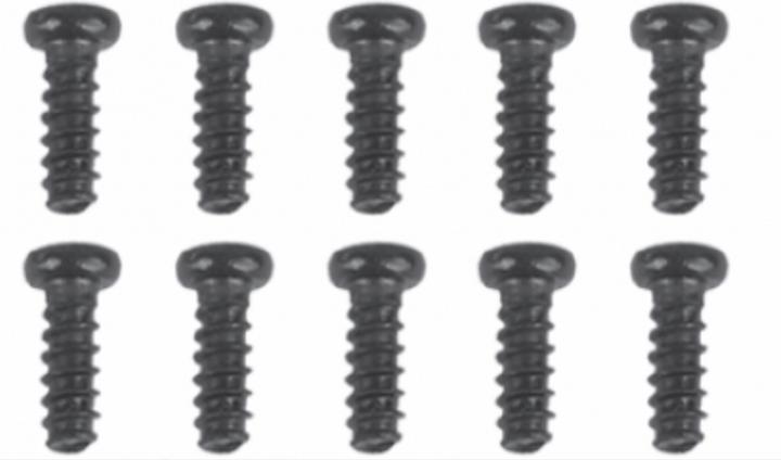 Absima Rundkopfschrauben (2 mm x 8 mm)