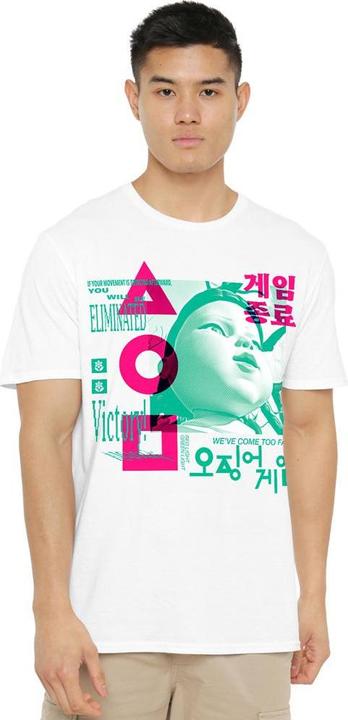 Actual product image Squid Game Mens Young Hee Overlay T-Shirt (XL)