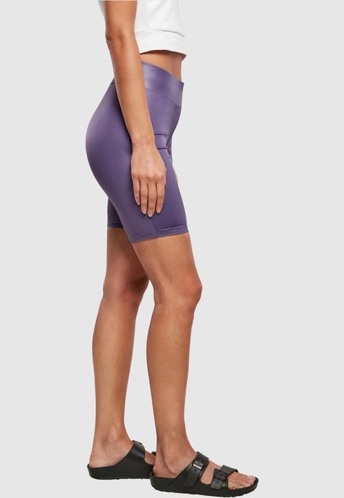 Actual product image Urban Classics Ladies Imitation Leather Cycle Shorts (M)
