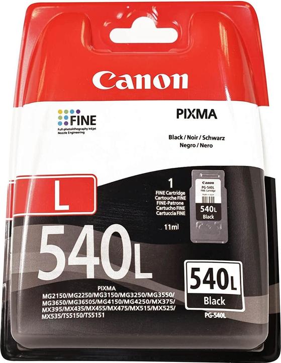 Actual product image Canon PG-540L (FC)