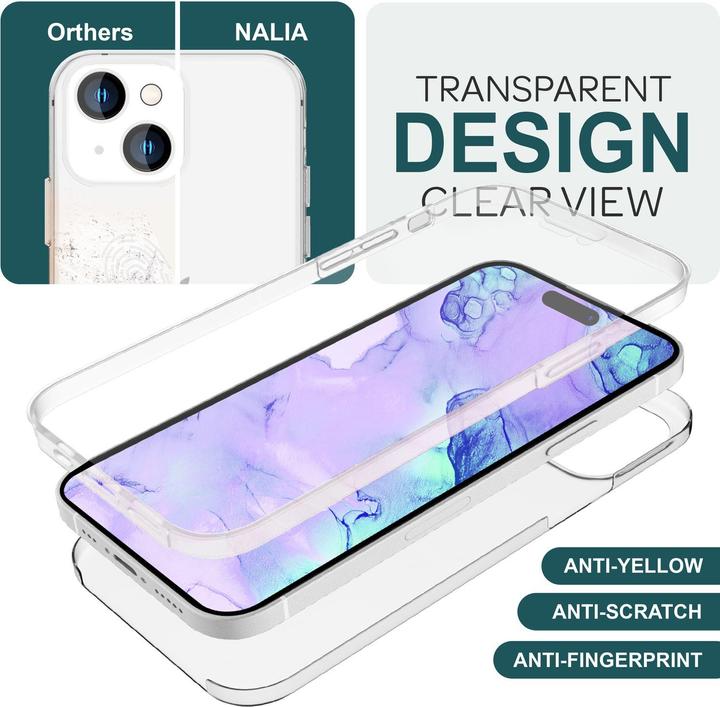 Actual product image Nalia Clear 360 degree cover (Apple iPhone 15)