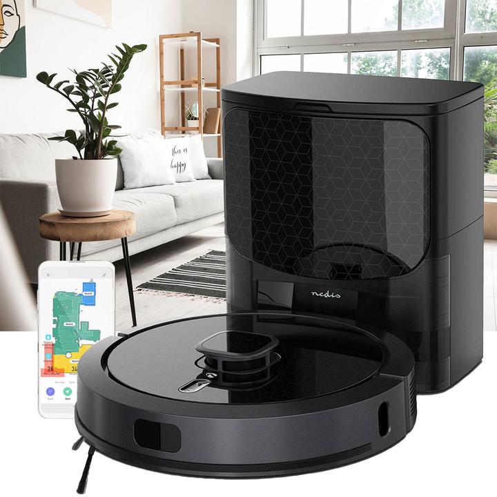Actual product image Nedis SmartLife Robot Vacuum Cleaner Laser navigation | Wi-Fi | Collection container capacity: 0.6 l | Au (Vacuum mopping robot)